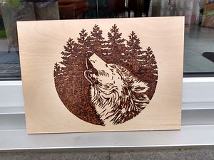 Howling Wolf - Etsy Canada
