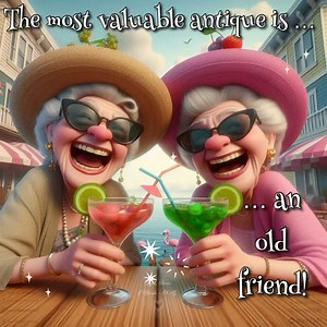 The most valuable antique is an old friend. | Angels, Fairies & Cherubs ~ Oh My