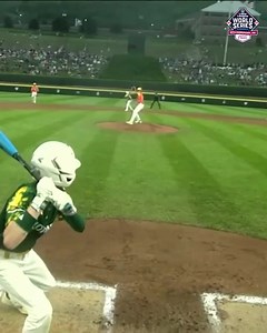 Up the middle to tie the game #LLWS | Little League