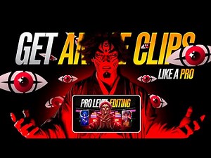 How To Get ANIME Clips For Editing! || Free Anime Clip Sources (No Copyright)