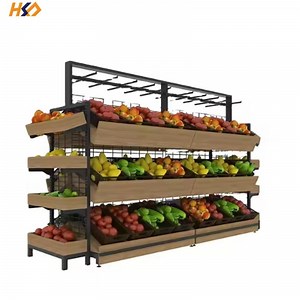 [Hot Item] Factory Price Supermarket Fruit Display Shelf Vegetable Display Racks