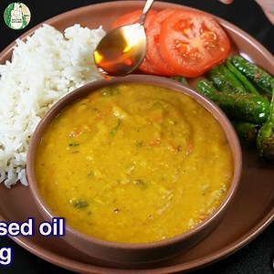 Dal Tadka Fry Recipe | Sattvik Kitchen