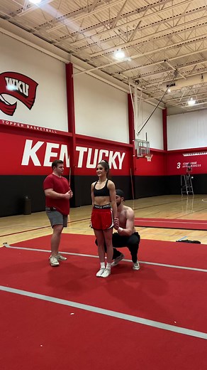 Two hands, two stunts! #athlete #sports #cheerleading #acro #college | Dakota Finerman