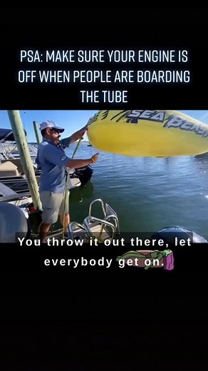 4.3K views · 11 reactions | Boating Safety How-To: helping passengers onto a tube or raft #boating #learntoboat #boatingtips #yourbridgetoboating #BOAT #lakehopatcong #highlandsnj #bridgemarina | Bridge Marina, Inc. | Facebook