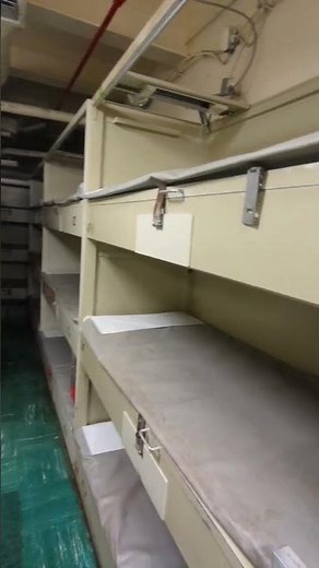 Bunk Beds on Aircraft Carrier
