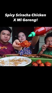 Ganito pala mga cravings namin noon 😂 Spicy Sriracha Chicken X Mi Goreng! #spicy #sriracha #srirachasauce #indomie #migoreng #cravings #cravingsatisfied | JUST LAFAM