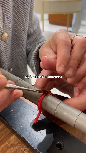 The perfect wedding rings 💕🫶🏻 #ring #fingerprintring #Fingerprint #jewelry #gold | Smadar Edri Jewelry