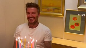 David Beckham revives iconic leather look with Victoria