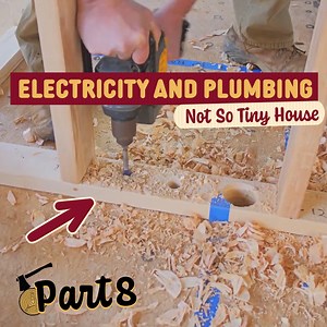 Tiny house electrical and plumbing rough-in 🔧 | Crafted Workshop