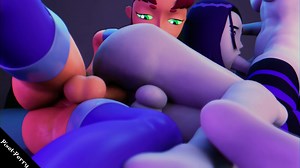 Starfire x Raven x Jinx - Pixel-Perry