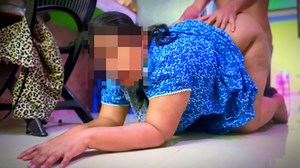 Sass ko jabardast Choda - Indian Desi Hot Mother_in_law Cooking without pajama & open big ass With juicy Pussy, just then stepson