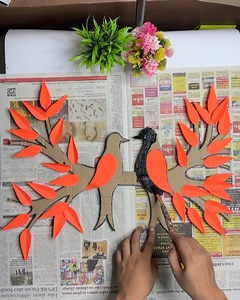 1.6M views · 8.7K reactions | Couple birds DIY paper craft idea #birds #diy #idea | Deep's CRAFT | Facebook
