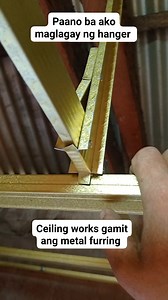 Paano ba ako maglagay ng hanger? Ceiling works gamit ang metal furring #maynardcollado #facebookreel #metalfurring #ceiling #hanger | Maynard Collado | Facebook