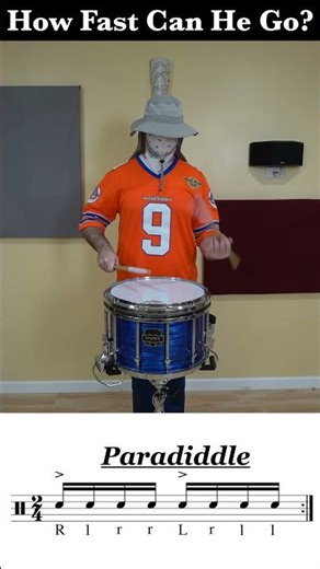Fastest Paradiddles World Record (Connor Ferguson)