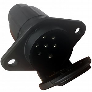 7 Pin Trailer Socket N Type 24V Towing Connector for Car Semi Trailer Truck Caravan