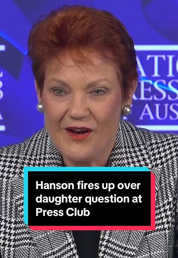 Pauline Hanson confronts journalist over daughter’s One Nation role