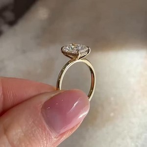 Hidden Halo Radiant Cut Solitaire Engagement Ring, Radiant Cut Engagement Ring, Radiant Cut Ring, 2ct Solid 14k Moissanite Engagement Ring - Etsy Canada