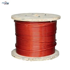 [Hot Item] 7X7 7X19heavy-Duty Vinyl Coated Galvanized Aircraft Cable for Reliable Rigging