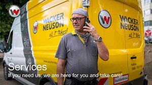 If you need us, we will be on site as quickly as possible. Our mobile service technicians will support you quickly and easily so that you can get back to work promptly. | Wacker Neuson