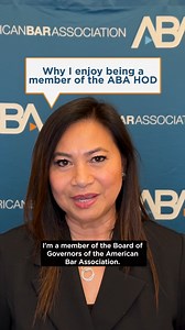 If you are passionate about joining lawyers from across the country to protect the rule of law, get involved in the American Bar Association House of Delegates. Being a member of the ABA HOD allows you to propose policies and resolutions that will impact the legal profession, while giving you the opportunity to network and collaborate with a diverse group of legal professionals. American Bar Association Board of Governors member Aurora Austriaco shares her positive experience in the ABA HOD. Lea