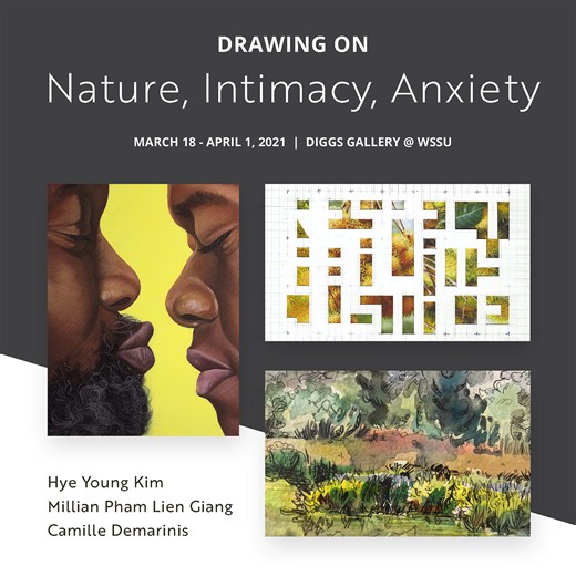 Drawing on Nature, Intimacy & Anxiety - Hye Young Kim