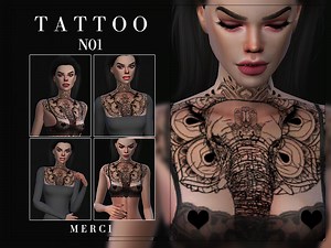 -Merci-'s Sims 4 Downloads - 'tattoo'