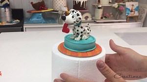 My latest tutorial is now available on YouTube! Learn how to make this super cute puppy cake topper and it comes with a downloadable checklist too --> https://youtu.be/5E6G9rrtk1w | Sharon Wee Creations