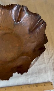 Vintage Large Copper Bowl – 12 Inch Drumgold Hand Forged – Arts and Crafts Style Bowl – Made in California Mid-century - Etsy