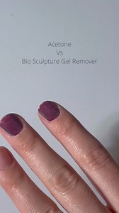 Acetone VS BIO SCULPTURE Gel Remover… thoughts? Our BIO SCULPTURE Gel Remover is infused with vitamins and moisturising agents that protect the natural nails and the surrounding skin 🤍 @biosculpturegb #BIOSCULPTURE #BIOGEL #BioGelRemover #healthynails | Bio Sculpture