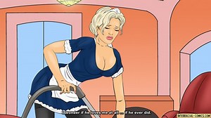 White Slave Girl Serving her Black Masters - Interracial Comics Video