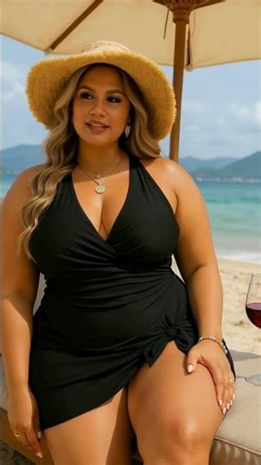 Plus Size Swim Dress | Ruched Skirted One-Piece Swimsuit
