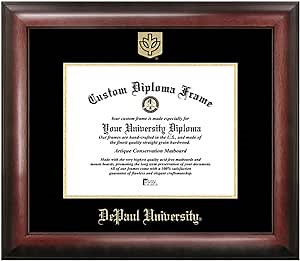 Campus Images DePaul University Gold Embossed Diploma Frame