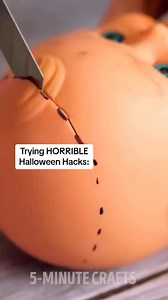 Trying 5-Minute Crafts Halloween Hacks #fyp #foryou #foryoupage #funny #lmao #lol #humor #comedy #comedian #5minutecrafts #reaction #laugh #haha #joke #weird | Funky Kal
