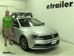 Fit Test: Rhino-Rack Roof Mounted Steel Cargo Basket with 2016 Volkswagen Jetta
