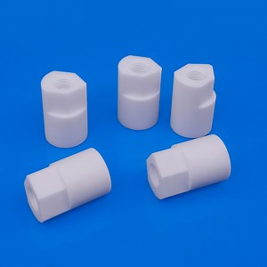 [Hot Item] Machinable Glass-Ceramic Pipe CNC Machining Protective Sleeve Tube Threaded Macor Ceramic Tube