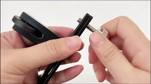 Violin & Cello Bridge Fitting Tool - 1PC Bridge Holder Clamp for Normal Violin & Cello, Compatible with Adjustable Strong Metal Luthier Tool, Black