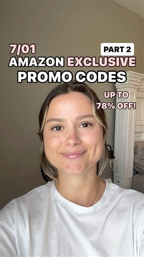 PART 2: Up to 78% OFF PROMO CODES! Here are today’s EXCLUSIVE Amazon...