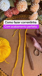 Como fazer correntinha com acabamento perfeito 🤌🏻 #crochet #crochê #crochecomamor #crochetando #crochemoderno #crochetinspiration #crocheting #crochet #crochê #crochêcomamor | Curso de crochê