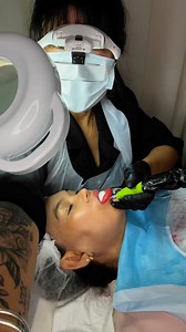 Performing the lip tattoo procedure which enhances the size and shape of the lips. This allows the lips to become more full and attractive due to colour pigmentation. It is a very safe procedure. These interested, please SMS Beauty with Solyna via 0401113047. #beauty #younger #skincare #Young#sydneyaustralia🇦🇺 | Solyna Doung