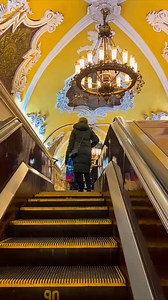One of the most beautiful Moscow metro stationsThis is Komsomolskaya station, it is included in the list of architectural heritage sites.Extraordinarily beautiful,magnificent, brilliant!" | From Russia with Love