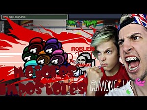 Robleis Juega Among Us Con Thiago Y Sus Amigos..