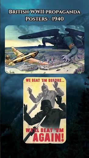 British WWII propaganda Posters - 1940