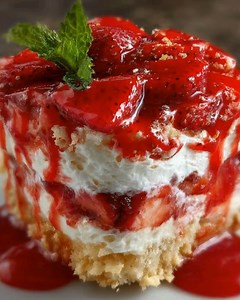 77K views · 407 reactions | Strawberry Cracker Pudding Ingredients: 2 cups fresh strawberries, hulled and sliced 1 cup heavy cream 1 cup milk 1/2 cup granulated sugar 1 teaspoon vanilla extract ...... Full Recipe in Coʍmеոτ  | The Saucy Plate | Facebook