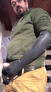 Rubber Guy Blowing his load - video 2