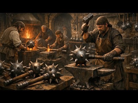 Inside Medieval Ball Mace Forging: Why Shape Mattered More Than Sharpness (Full Process)