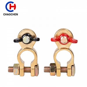 [Hot Item] 12V Commercial Truck Battery Terminal Large Brass Terminal Connectors Cable Clamps for Maximum Conductivity