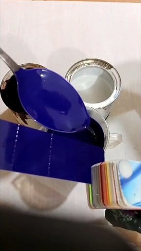 Matching blue tt color #paint #bluett #baseclear #blue #white #painting #tutorialmixingpaint #mixingcolor #matchingcolor #fbreels | Sugeek