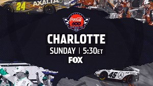 This Sunday at 5PM on FOX Kansas NASCAR is in Charlotte for the Coca-Cola 600 🤩🏁 Don't miss a second of the action! | KSAS FOX Kansas, Wichita
