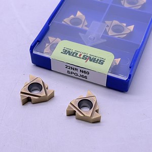 [Hot Item] 22er 22IR AG60 Carbide Threading Inserts 22nr AG60 Groove for External Internal Thread Machining of Steel