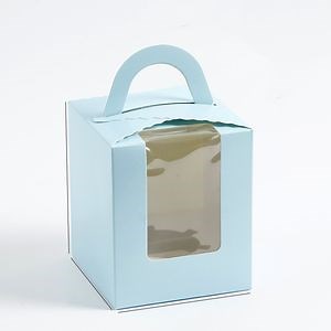 [Hot Item] Customized Wholesale Baking Packing Pastry Swiss Cake Roll Bakery Packaging Rope Handle Cake Box